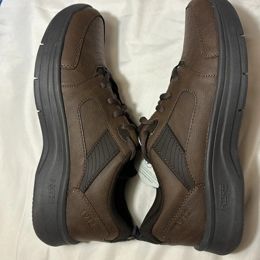 Nunn Bush Men's Kore Elevate Brown Moc Toe Oxford - Picture 6 of 10